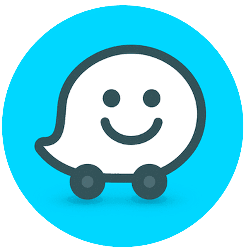 Waze map location