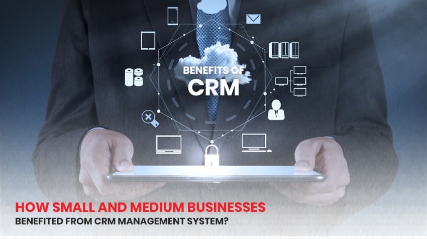 Business tablet displaying CRM benefits, representing how choosing the right crm system malaysia and crm services malaysia improves crm in malaysia.